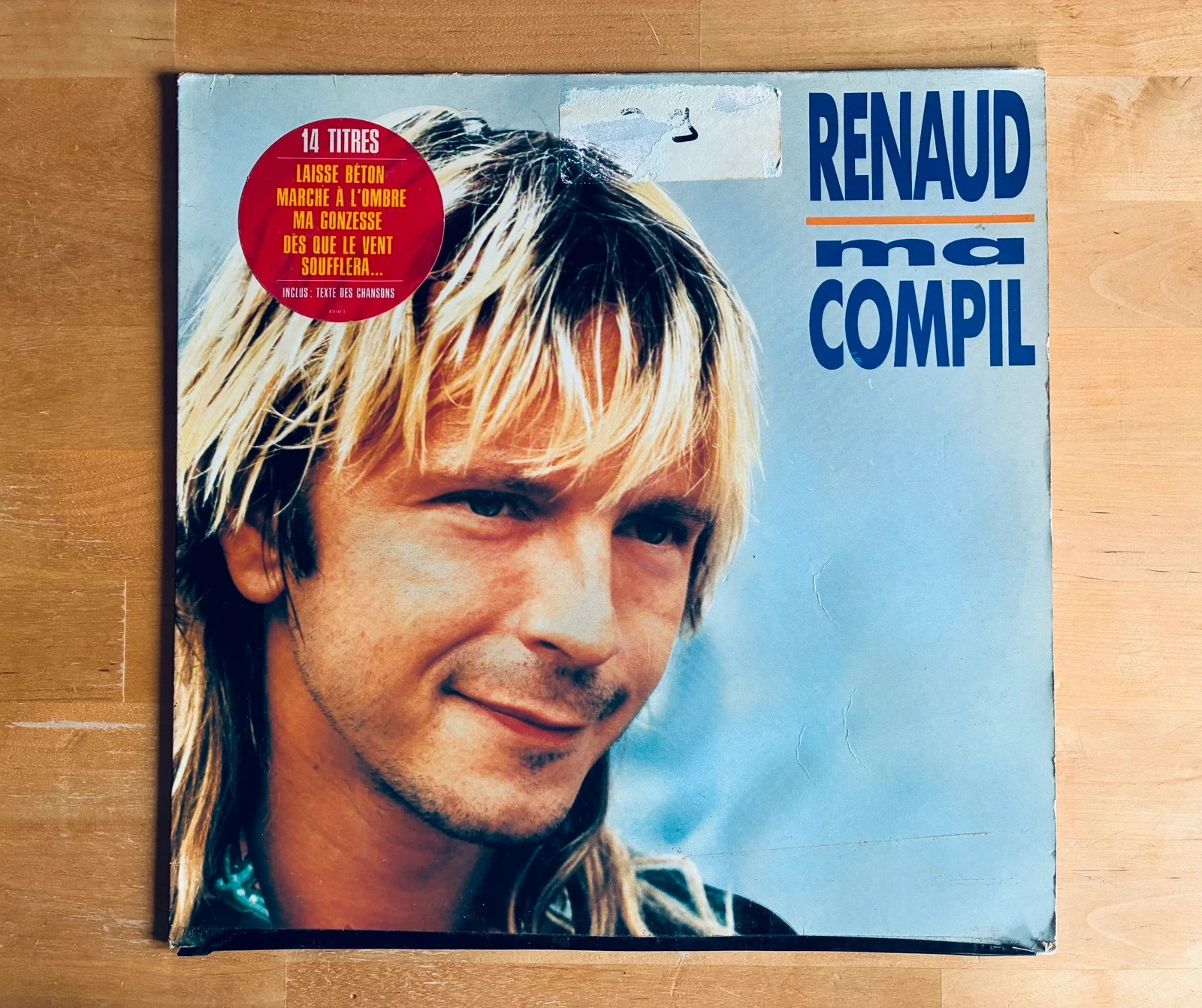 Disque vinyle 33T Renaud Ma Compil.